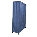 Storage Shelving Unit Cover, fits racks 48"W x 18"D x 72"H in Dusty Blue-2