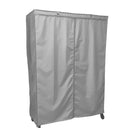 Storage Shelving Unit Cover, fits racks 60"W x 24"D x 72"H in Grey-1