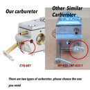 Carburetor Kit For Ryobi RY74003D Homelite UT10514 UT10516 UT10947A UT10947 UT10926 Ranger 33cc Chainsaw Replace 300981002 A09159A 000998271-2