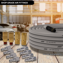 Industrial Quick Connect Air Fittings | Plug & Coupler Kit - 1/4" NPT (Set of 12)-3