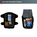 Water-Resistant, Magnetic Motorcycle Tank Bag with Window: Black, Universal Fit, 10 Liter Capacity-3