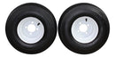 18x8.50-8 White Wheel Assembly Set-1