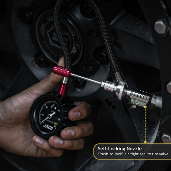 Lightning™ RX4 Tire Deflator with Gauge - 60 PSI | Rapid Off Road Air Down Tool