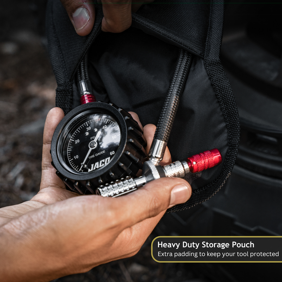 Lightning™ RX4 Tire Deflator with Gauge - 60 PSI | Rapid Off Road Air Down Tool